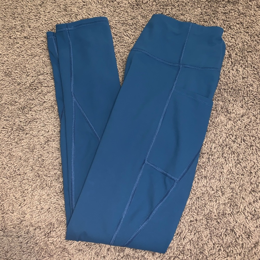 Teal leggings